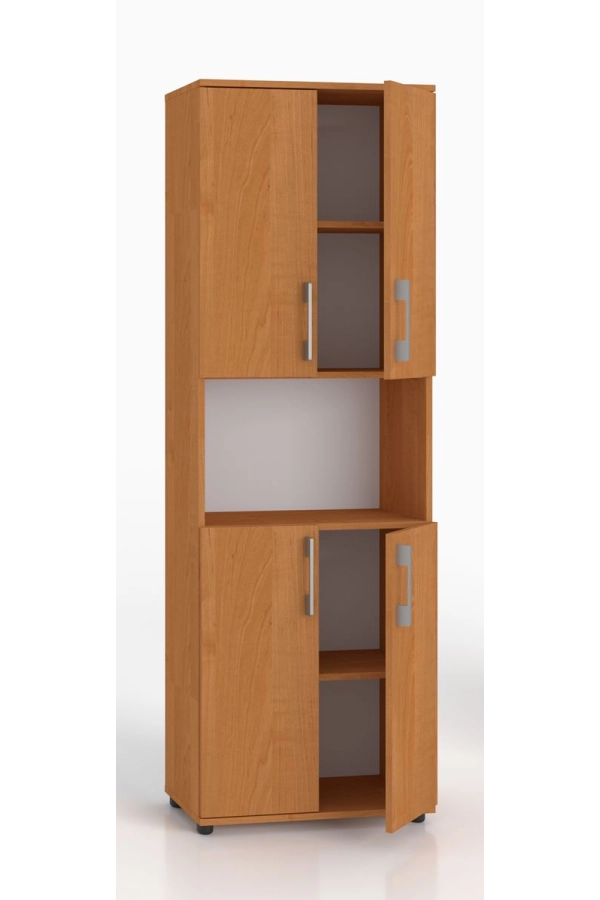 Regał biurowy na ksiażki i segragatory G 80 4D olcha